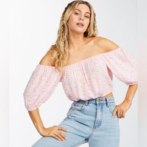 Billabong Shirt Size Large Light Pink New with Tags - Picture 1 of 6